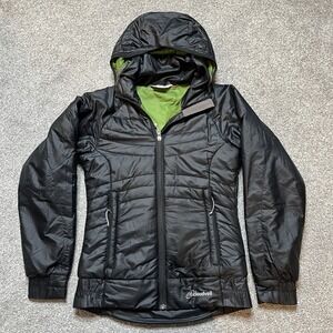 Cloudveil Primaloft Puffer Hooded Jacket Women's XS Ski Snowboard Black
